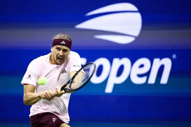 US Open: Alexander Zverev passes Botic van de ​Zandschulp test to set up semi-final date with Karen Khachanov